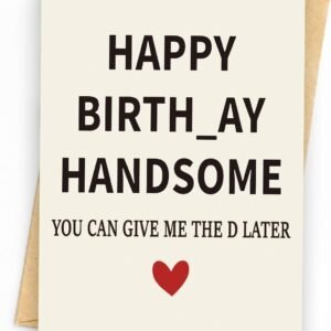 "Funny Birthday Cards & Unique Gifts for Him: Perfect Ideas for Husbands and Boyfriends"