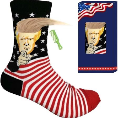 Trump Socks: Unisex Funny Novelty Gift Set with President