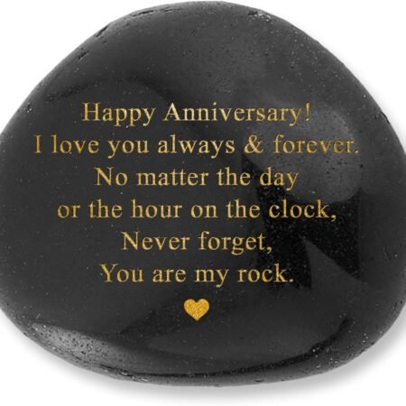 You Are My Rock Anniversary Stone Keepsake