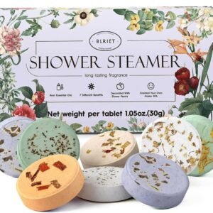 Aromatherapy Shower Steamers Gift Set 8-Pack for Women, Teens, Moms