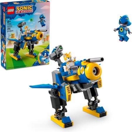 Lego Sonic the Hedgehog Cyclone vs Metal Sonic Set: Mech Suit Build with Minifigures for Pretend Play, Ages 8+