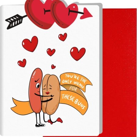 Valentine's Day Card Gifts for Him: Perfect for Husband or Boyfriend, Funny and Heartfelt Card...
