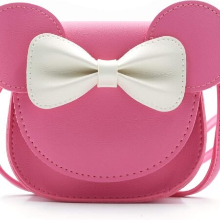 Little Mouse Ear Bow Crossbody Purse for Kids and Toddlers