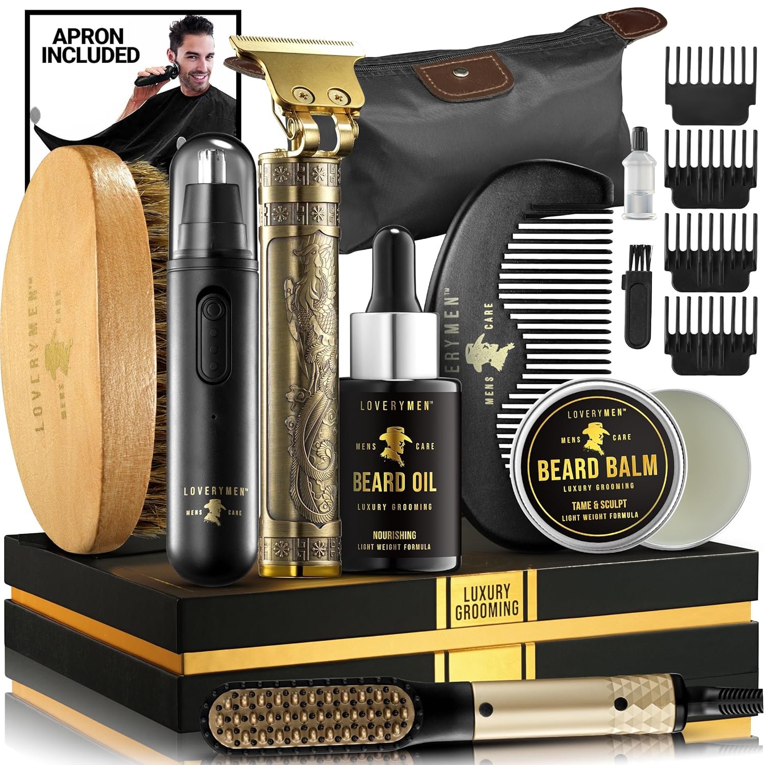 Ultimate 15-Piece Grooming Kit for Men: Perfect Christmas Gifts for Dads Who Have Everything