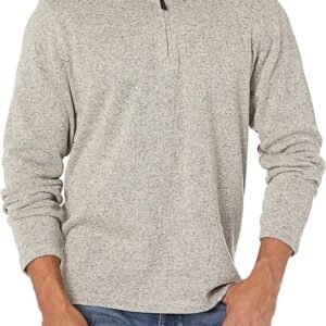 Wrangler Authentics Men's Long Sleeve Fleece Quarter